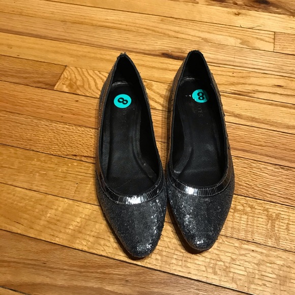 ✅Sequins Shiny Point slip on Talbots leather ballet - Picture 3 of 9